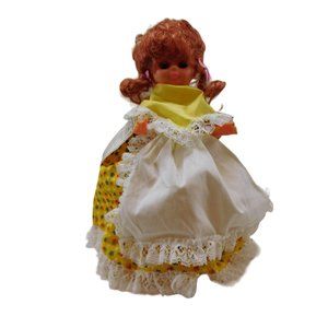 Vintage Gambina Doll #104 Yellow Dress  with Tag Collectors